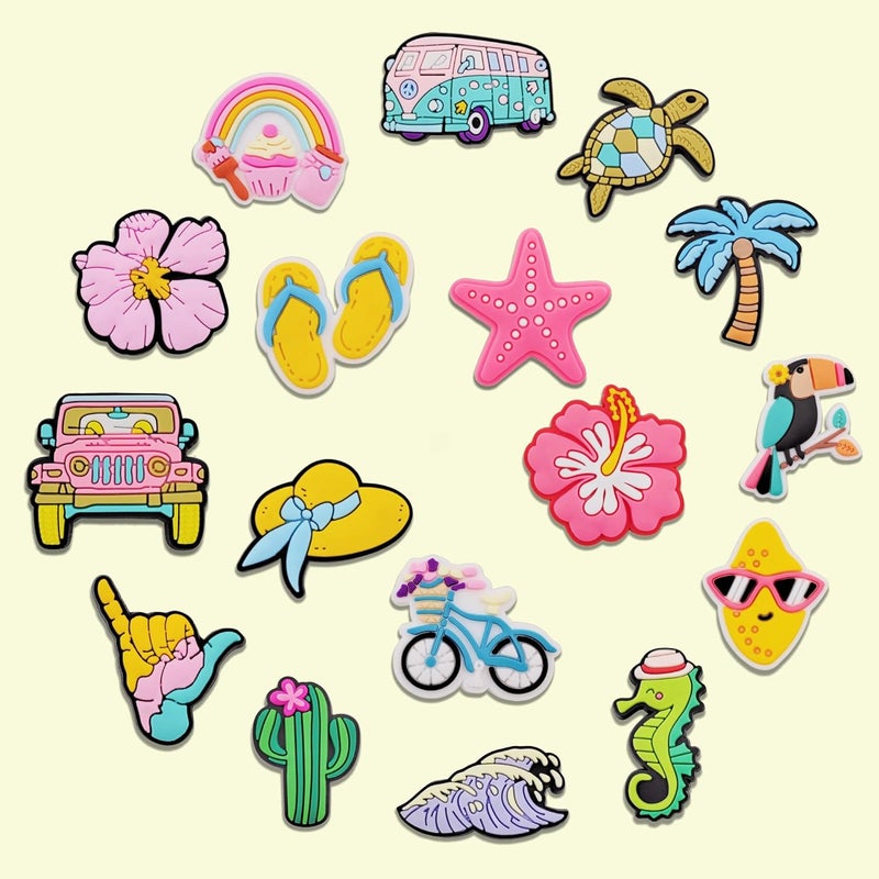 COOTRUKER 30pcs Shoes Charms for Clogs Pins Bag Accessories for Girls Boys Kids Shoes Decoration Charms for Women Men Party Favors - Image 3